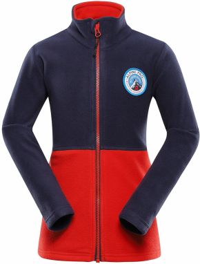 Children's fleece sweatshirt ALPINE PRO SIUSO flame scarlet