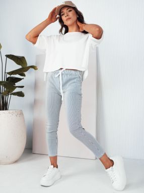 Women's trousers MARINS in black and white Dstreet stripes