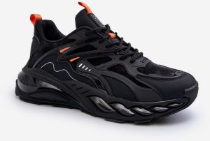Men's Sneakers HI-POLY SYSTEM Big Star Trainers Black