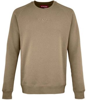 CCM Core Fleece Crew Sand M Men's Sweatshirt