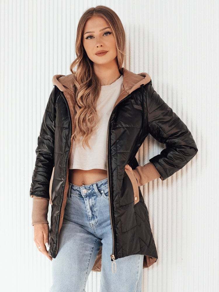 Women's quilted jacket FLONSA black Dstreet