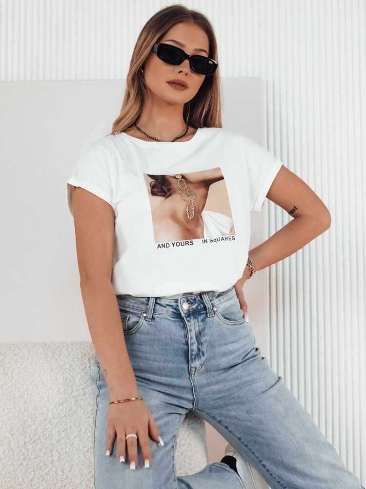 FALCI women's T-shirt white Dstreet