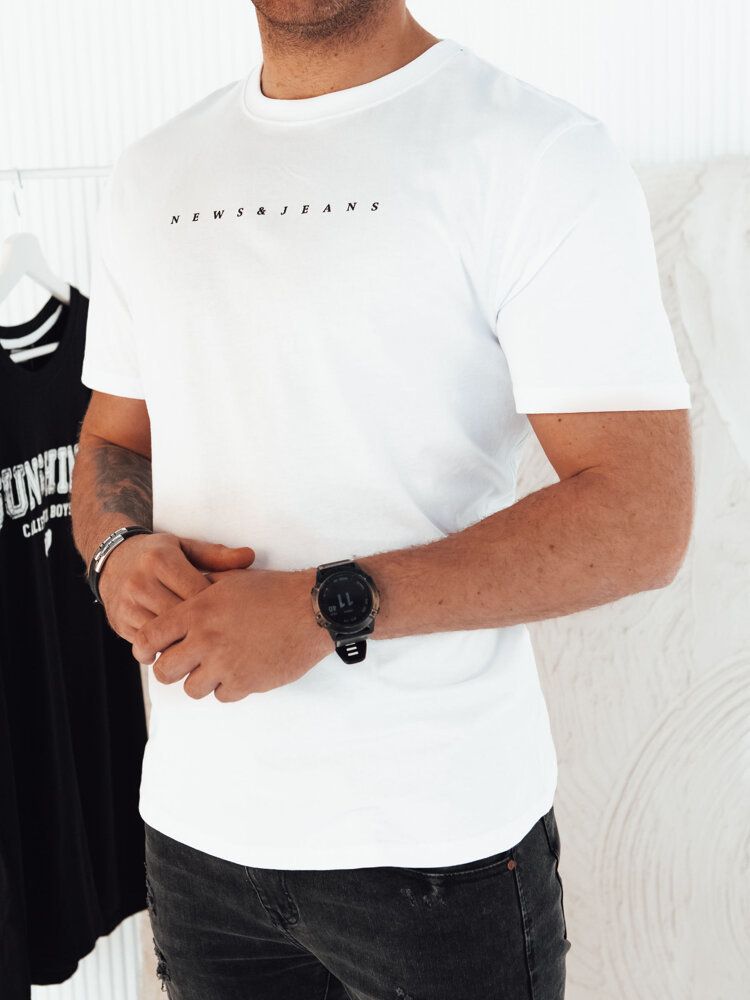 Men's T-shirt with white Dstreet print
