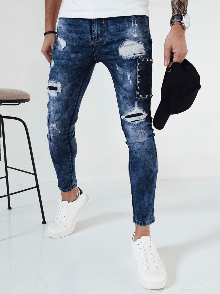 Men's Blue Denim Dstreet Pants