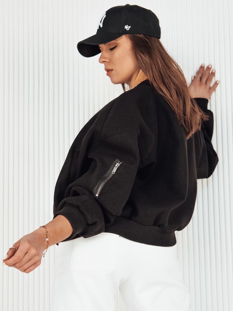 BONDAI women's bomber jacket black Dstreet