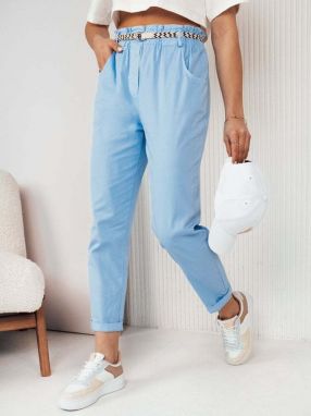 Women's Fabric Trousers ERLON Blue Dstreet
