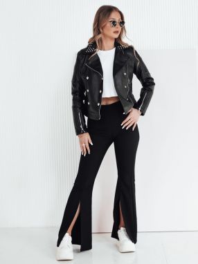 TRUCCO Women's Leather Jacket Black Dstreet