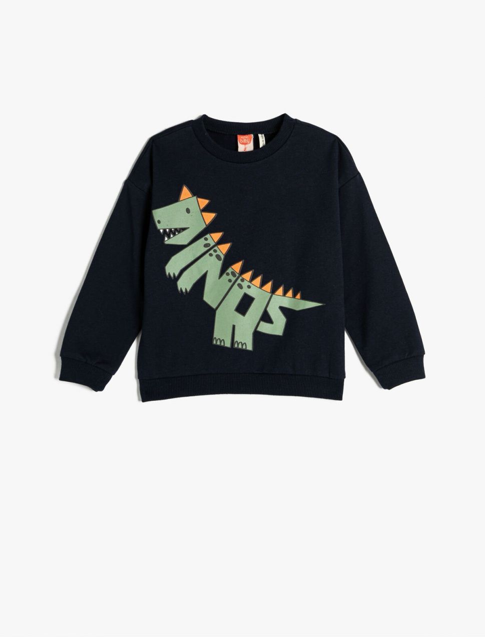 Koton Mikina s potlačou dinosaura a volánovým výstrihom