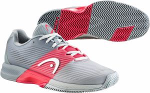 Head Revolt Pro 4.0 Clay Grey/Coral EUR 38 Women's Tennis Shoes