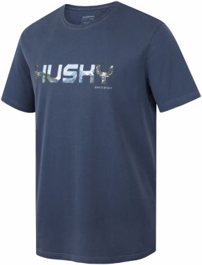 Men's cotton T-shirt HUSKY Tee Wild M dark blue