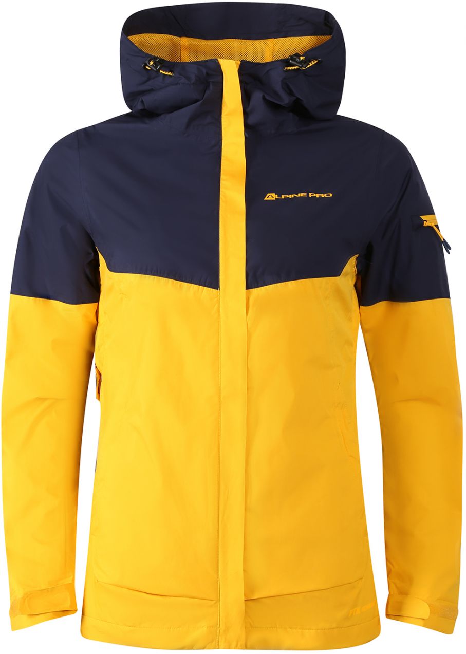 Women's jacket with ptx membrane ALPINE PRO NOREMA old gold