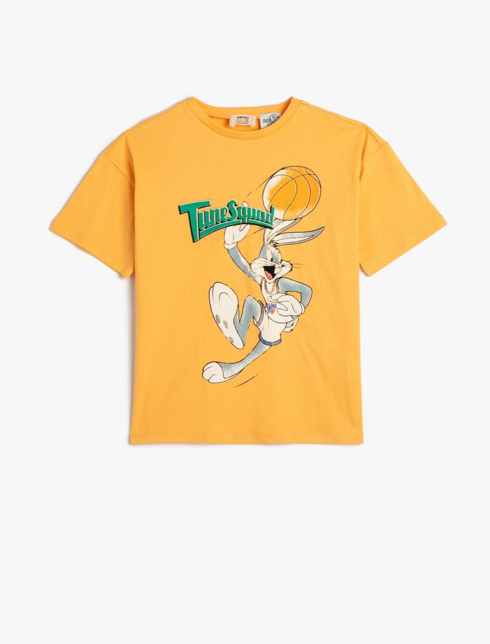 Tričko Bugs Bunny značky Koton s krátkym rukávom a okrúhlym výstrihom z bavlny