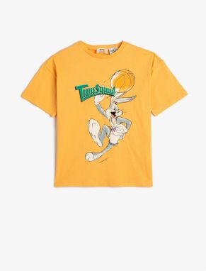 Tričko Bugs Bunny značky Koton s krátkym rukávom a okrúhlym výstrihom z bavlny
