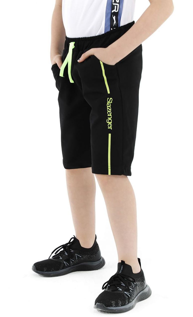 Slazenger Veil Chlapčenské Šortky Čierne