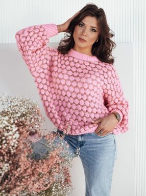 Women's oversize sweater BUGGER pink Dstreet