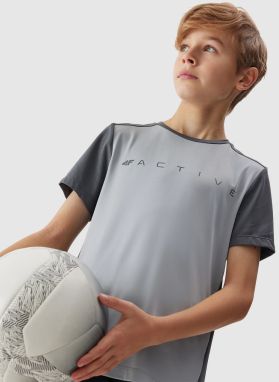 4F Sports Quick Dry T-Shirt for Boys - Grey