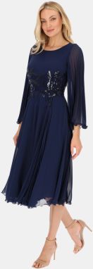 L`AF Woman's Dress Sharon Navy Blue