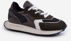 Men's Sports Sneakers Memory Foam System Big Star Black