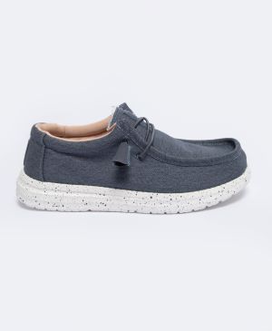 Big Star Man's Shoes 100428 Navy Blue 403