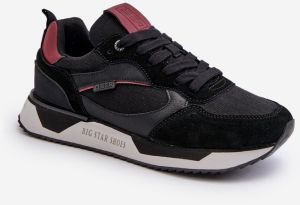 Men's Memory Foam System Big Star Black Sneakers
