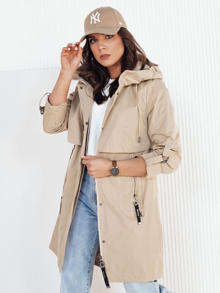 TILSON camel women's parka Dstreet jacket
