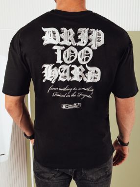 Men's T-shirt with black Dstreet print