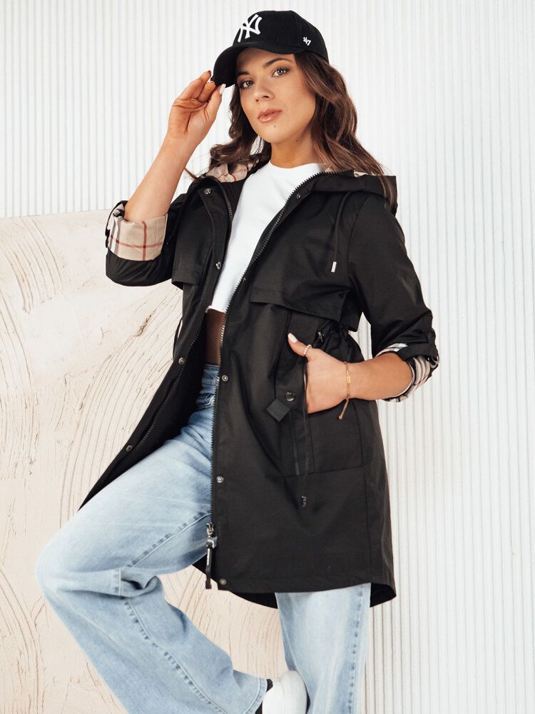Women's parka jacket VERDU black Dstreet