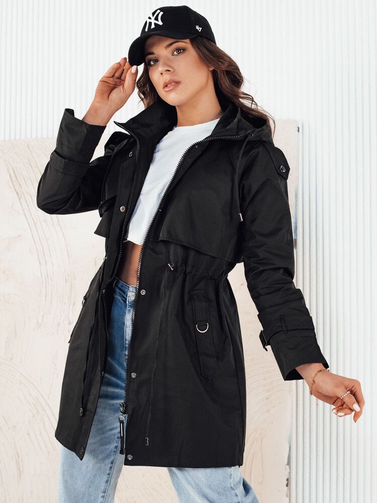 BRENS women's parka jacket black Dstreet