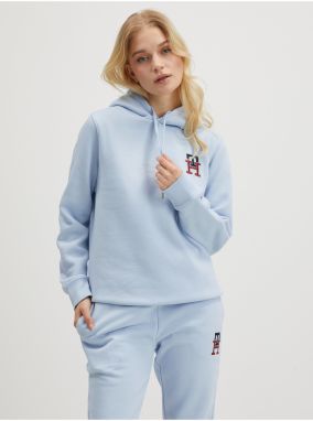 Mikiny pre ženy Tommy Hilfiger - svetlomodrá
