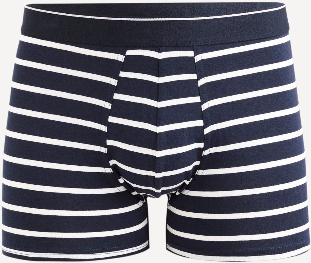 Boxerky pre mužov Celio - tmavomodrá, biela