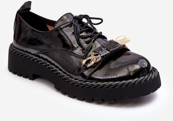 Women's Patented Shoes D&A Black