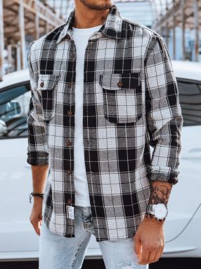 Men's Black Flannel Dstreet Shirt