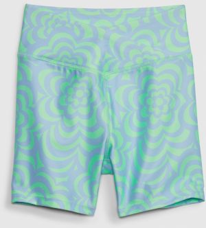 Modro-zelené dievčenské elastické kraťasy GAP GapFit