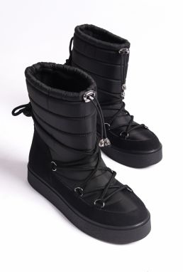 Capone Outfitters Women's Round Toe Parachute Snow Boots