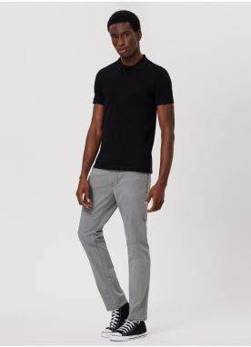 Pánske čierne polo tričko Lee Cooper 232 Lcm 242048 Twins Black