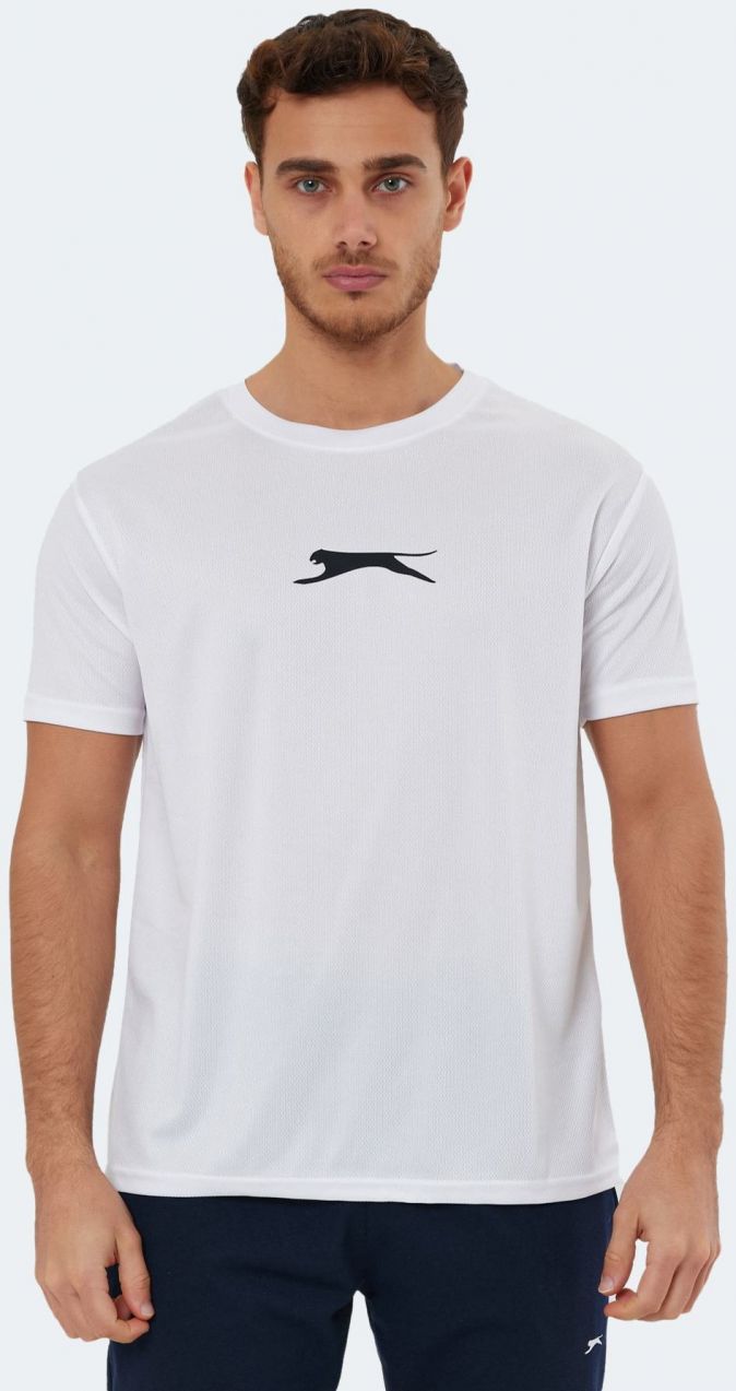 Slazenger Ohad Pánske tričko biele