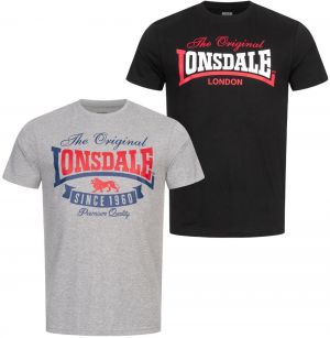 Pánske tričko Lonsdale Double Pack