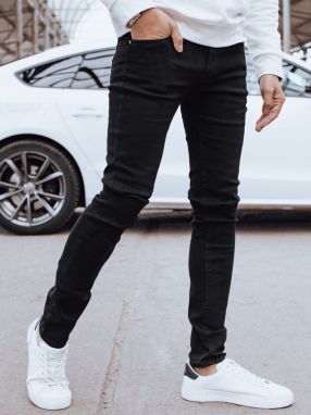 Men's Black Denim Dstreet Pants