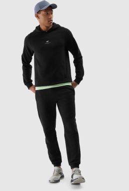 Men's 4F Organic Cotton Jogger Sweatpants - Black