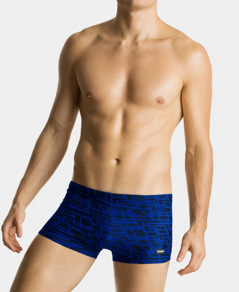 Men's Swimming Boxers ATLANTIC - Navy Blue