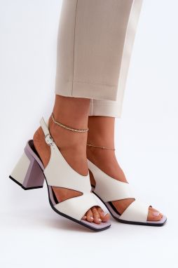 Women's High Heeled Sandals White D&A