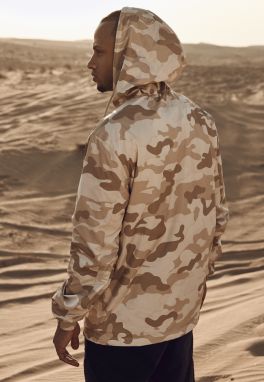 Camo Pull Over Windbreaker sandcamo