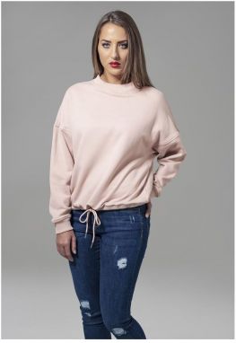 Ladies Oversized Crew Light Rose