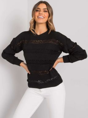 Black openwork sweater Rossendale RUE PARIS