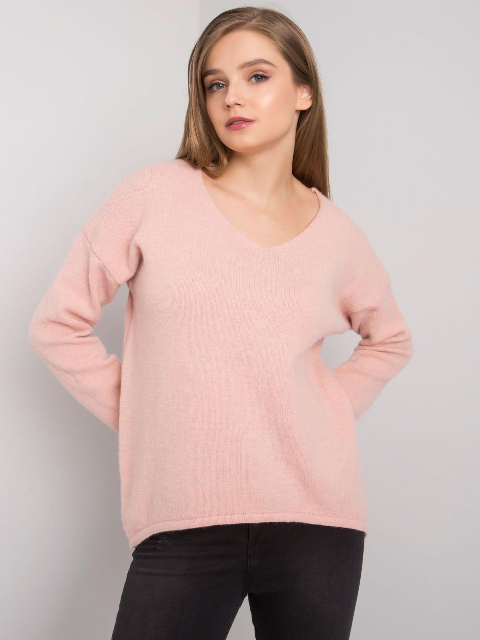 Light pink oversized sweater