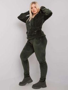 Velor kṛkit khaki plus sizes