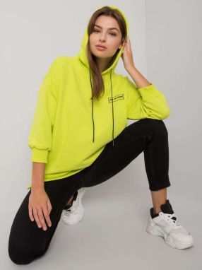 Lime sweatshirt with Leora pockets