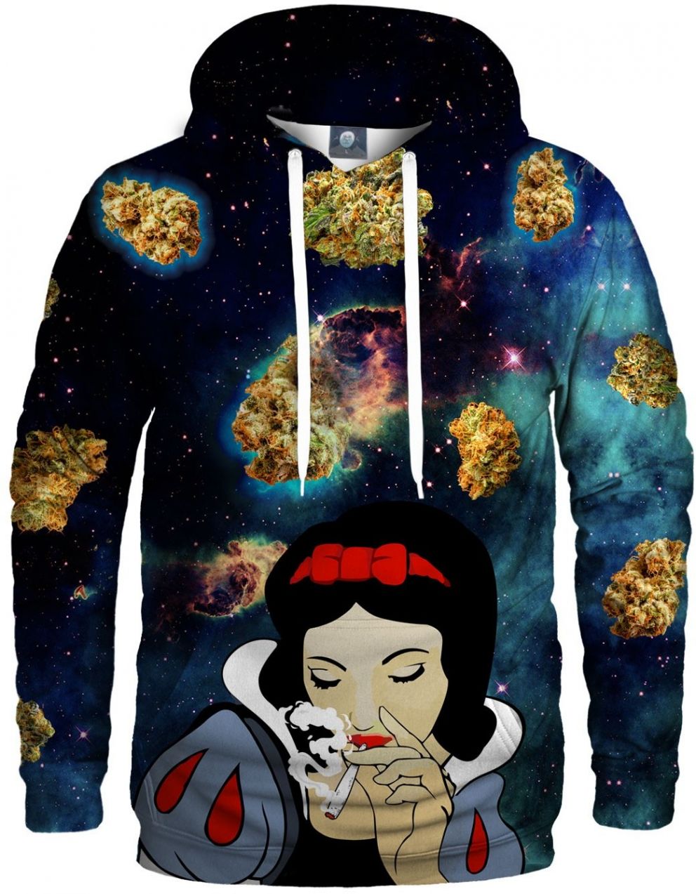 Aloha z mikiny s kapucňou Deer Unisex Space Weed H-K AFD719