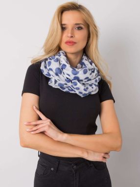 Patterned chimney in white and navy blue