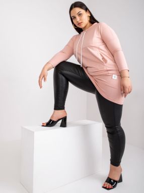 Bronze jersey tunic plus size basic Jana